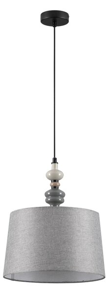 LED sivý moderný luster Damo 34
