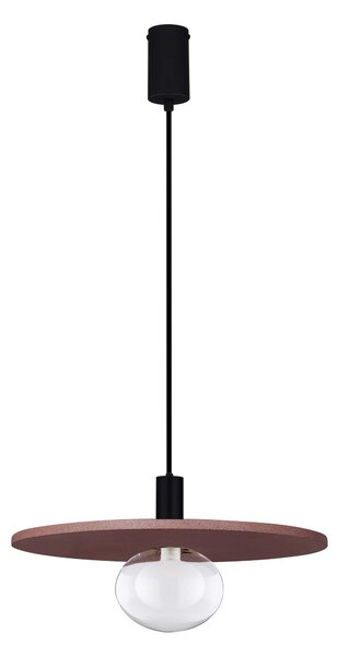 LED červený dizajnový luster Vrahos