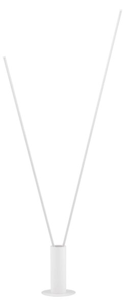 LED biela stojaca lampa Kimolia