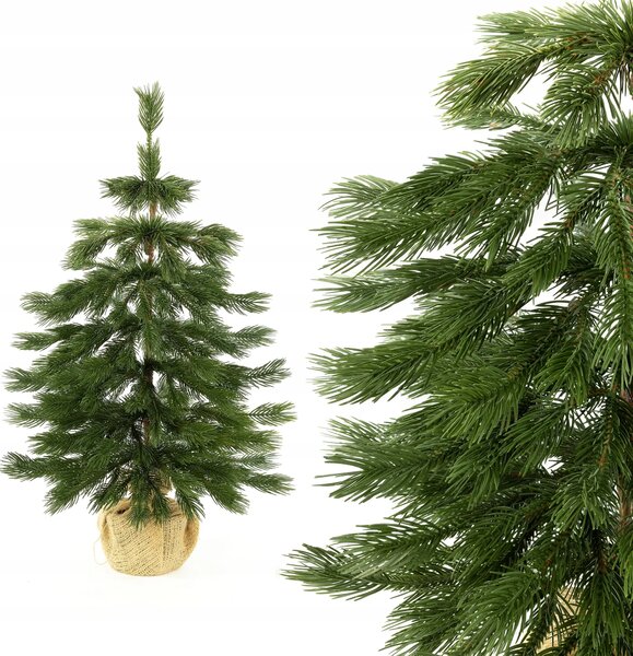Dekorstudio Umelý stromček Mini Borovica LIMBA 3D 60 cm v kvetináči