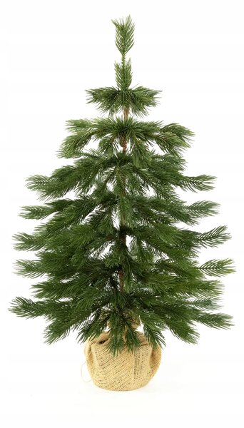 Dekorstudio Umelý stromček Mini Borovica LIMBA 3D 60 cm v kvetináči