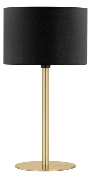 LED čierno-zlatá stolná lampa Sibnia