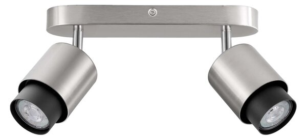 LED nikel designové stropné svietidlo Ison 2