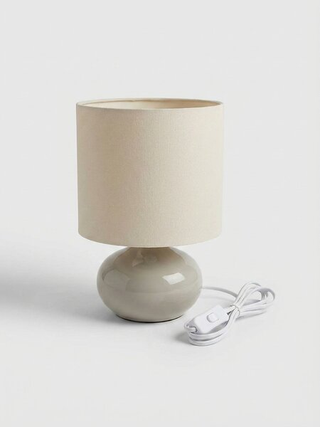 Sinsay - Stolná lampa s textilným tienidlom - telová