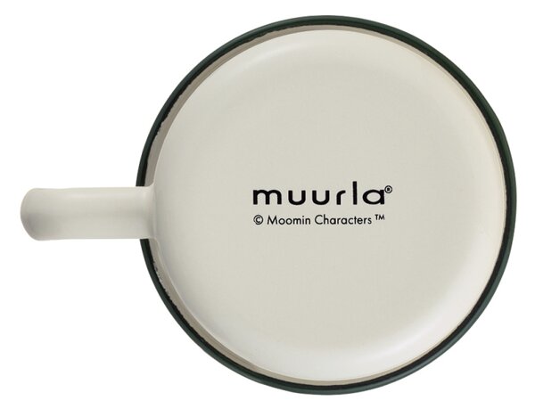 Muurla Hrnček Moomin Summer Crush 0,37l, smalt / béžový