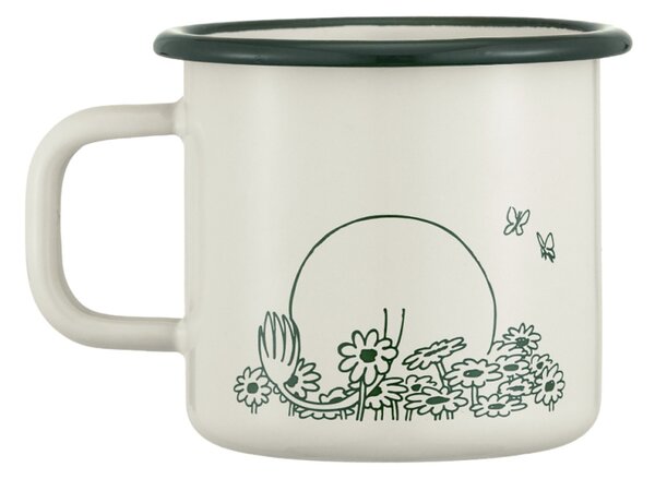 Muurla Hrnček Moomin Summer Crush 0,37l, smalt / béžový