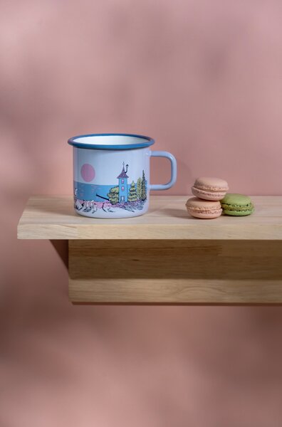 Muurla Hrnček Moomin Sunset 0,55l, smalt / modrý