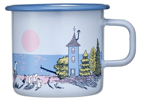 Muurla Hrnček Moomin Sunset 0,55l, smalt / modrý