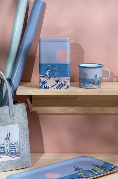 Muurla Hrnček Moomin Sunset 0,55l, smalt / modrý