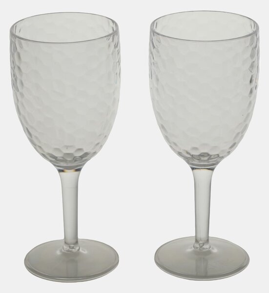 Sinsay - Poháre s reliéfnou štruktúrou 2 pack - clear