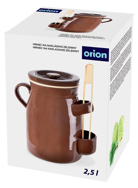 Nakladací hrniec s kliešťami zelák 2,5 l