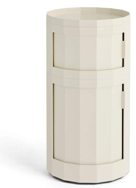 HAY Úložný stolík Facet Cabinet 110, eggshell