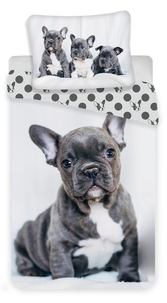 Jerry Fabrics Obliečky Bulldog - 140 x 200 cm / 70 x 90 cm