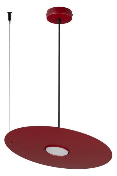 Závesné svietidlo na lankách PIATTO 1xGX53/15W/230V pr. 35 cm vínové