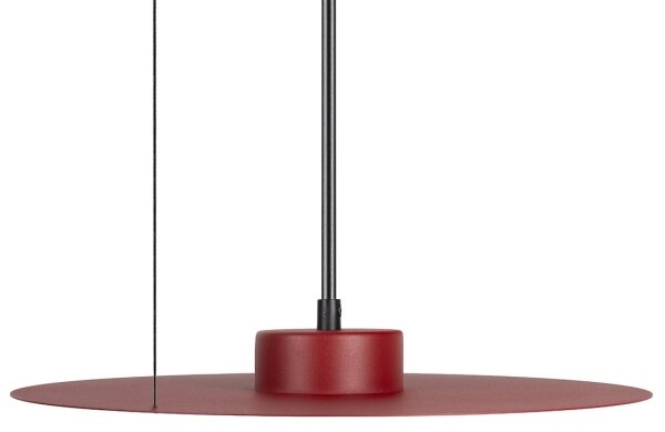 Závesné svietidlo na lankách PIATTO 1xGX53/15W/230V pr. 35 cm vínové