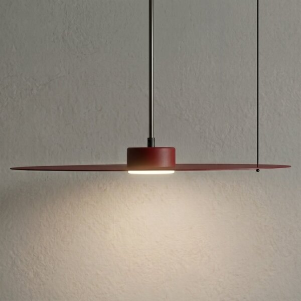 Luster na lanku PIATTO 1xGX53/15W/230V, priemer 45 cm, vínový