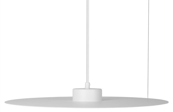 Závesné svietidlo na lanku PIATTO 1xGX53/15W/230V priemer 45 cm biela