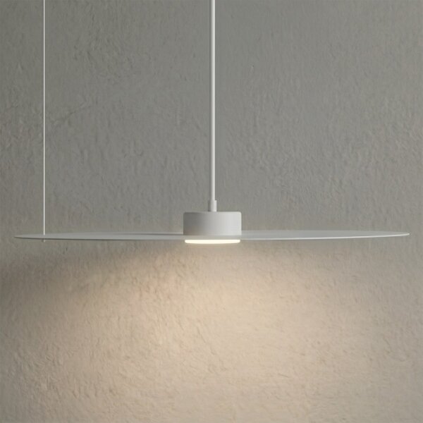 Luster na lanku PIATTO 1xGX53/15W/230V pr. 55 cm biela