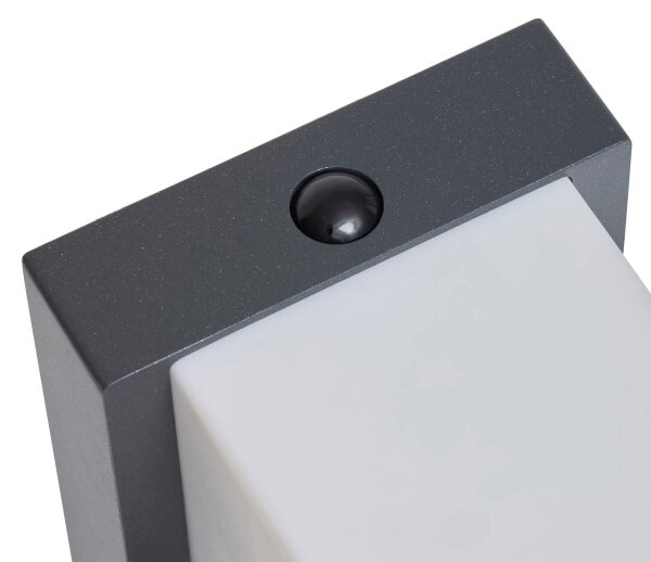 Hesperide - Solárne nástenné svietidlo MULTY LED/3,7V 2600 mAh IP65 antracit