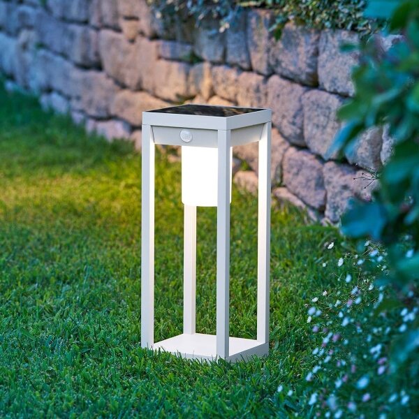 Hesperide - Solárna LED lucerna PIKY, 3,7 V, 2600 mAh, 40 cm, IP65, béžová