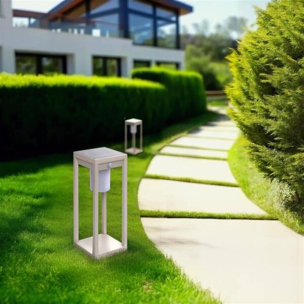 Hesperide - Solárna LED lucerna PIKY, 3,7 V, 2600 mAh, 40 cm, IP65, béžová
