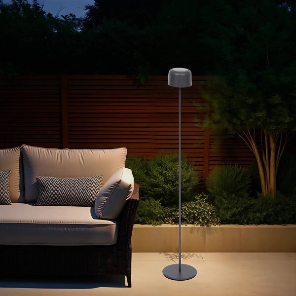 Hesperide - LED solárna lampa BOLTY LED/3,7V 2600 mAh IP65 antracit