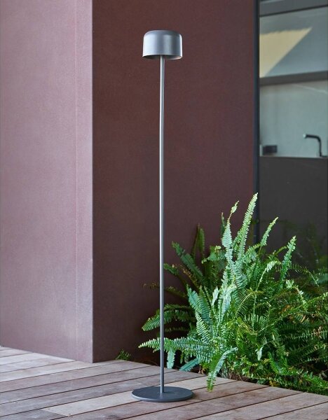 Hesperide - LED solárna lampa BOLTY LED/3,7V 2600 mAh IP65 antracit