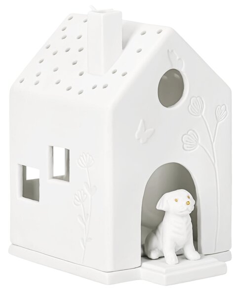 Porcelánový svietnik Dog