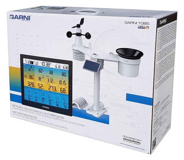 GARNI technology Meteorologická stanica so 6-dňovou predpoveďou GARNI 1085 Arcus