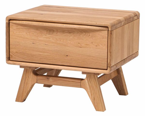 Dubový nočný stolík Bara