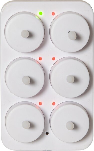 Dobíjecí čajové LED svíčky Flamme – set 6 ks + dobíjecí stanice