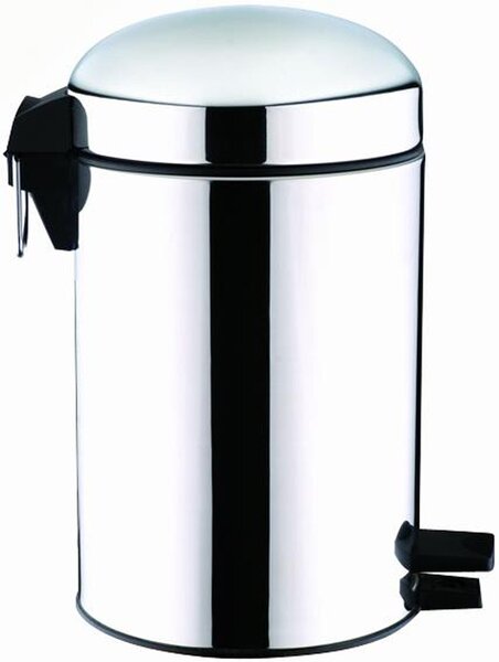 Nerezový nášľapný odpadkový kôš TORO Retro 5l