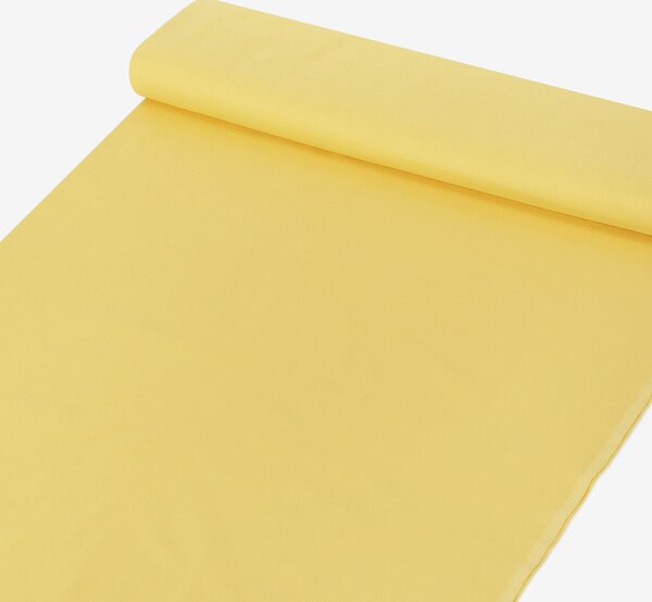 Goldea bavlnená jednofarebná látka - plátno suzy - žltá 160 cm