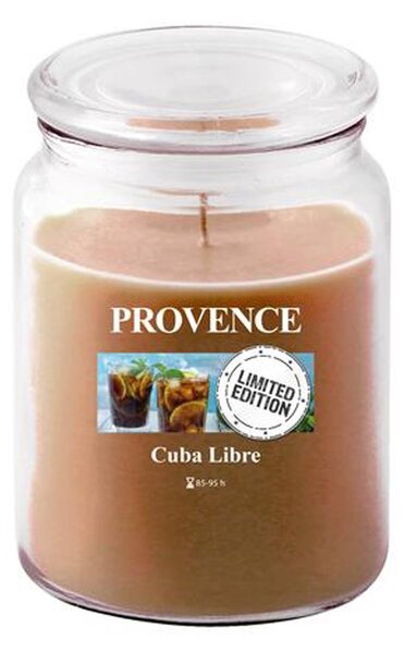 Vonná sviečka v skle PROVENCE 95 hodín cuba libre
