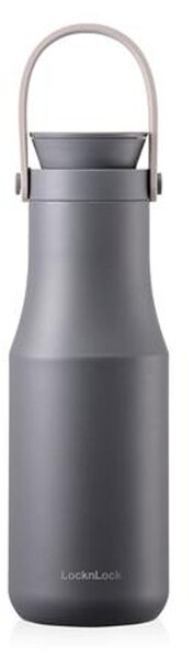 Nerezová termoska s uchom LOCK Metro 470 ml šedá