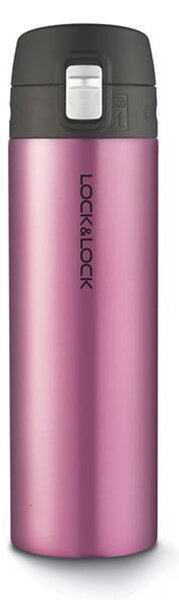 Nerezová termoska LOCK One touch 500 ml rubínovo červená