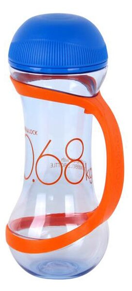 Fľaša športová, činka, objem 560 ml, modrá
