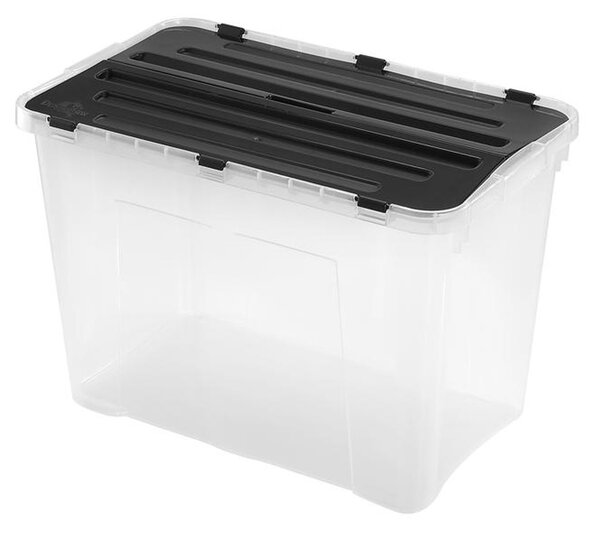 Plastový úložný box s vekom HEIDRUN 60l
