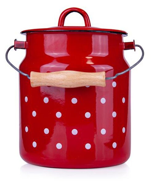 Smaltovaná bandaska 3,3l bodky
