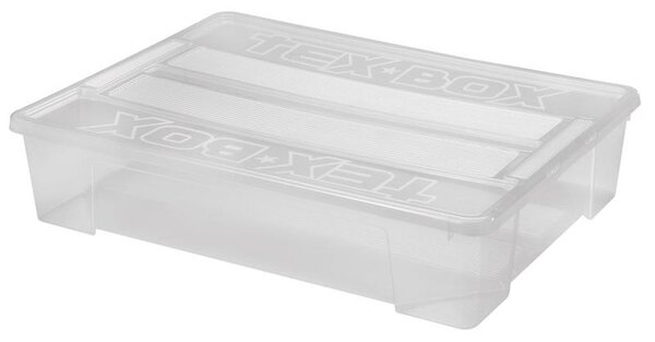 Plastový úložný box s vekom HEIDRUN TexBox 60l