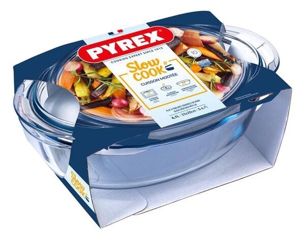 Sklenená zapekacia misa PYREX s vekom 33x20cm/4,1l
