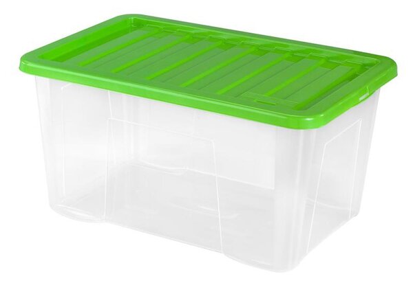 Plastový úložný box s vekom HEIDRUN Quasar 60l
