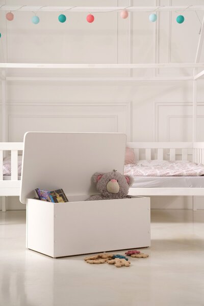 Detský úložný box biely - 67 x 40 cm