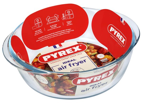 Sklenená misa do teplovzdušnej rúry PYREX 26cm/2,3l., borosilikát