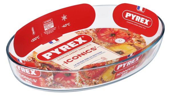 Sklenený pekáč PYREX 40x27cm/4,2l., borosilikát