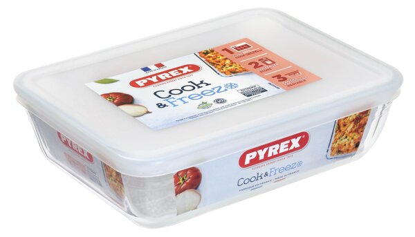 Sklenená miska PYREX 1,5 l, 22x17x6 cm
