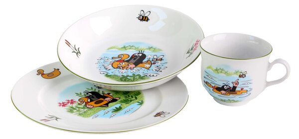 Porcelánová jedálenská súprava THUN krtko 3ks