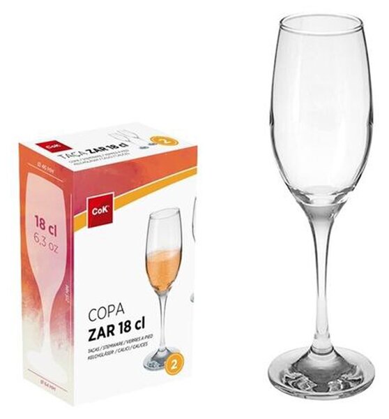 Pohár na šampanské CoK Zar 180ml 2ks