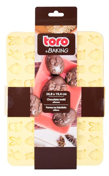 Silikónová forma na čokoládu TORO 54ks veľkonočná