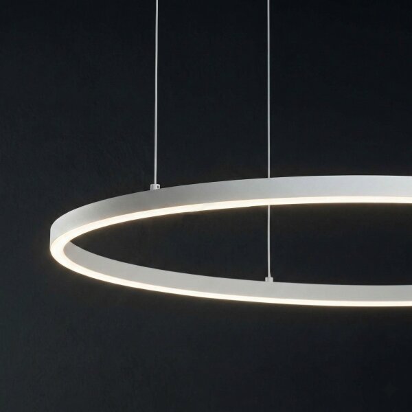 Ideal Lux - LED luster na lanku ORACLE SLIM LED/83W/230V 4000K pr. 150 cm biela